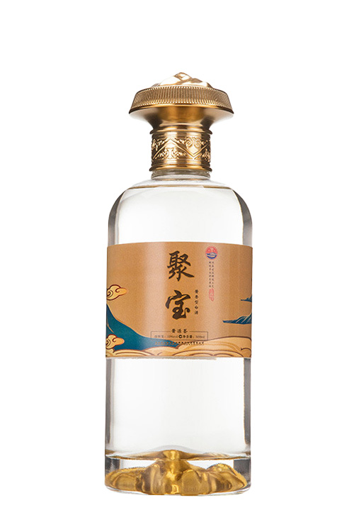 新款晶白酒瓶-006  